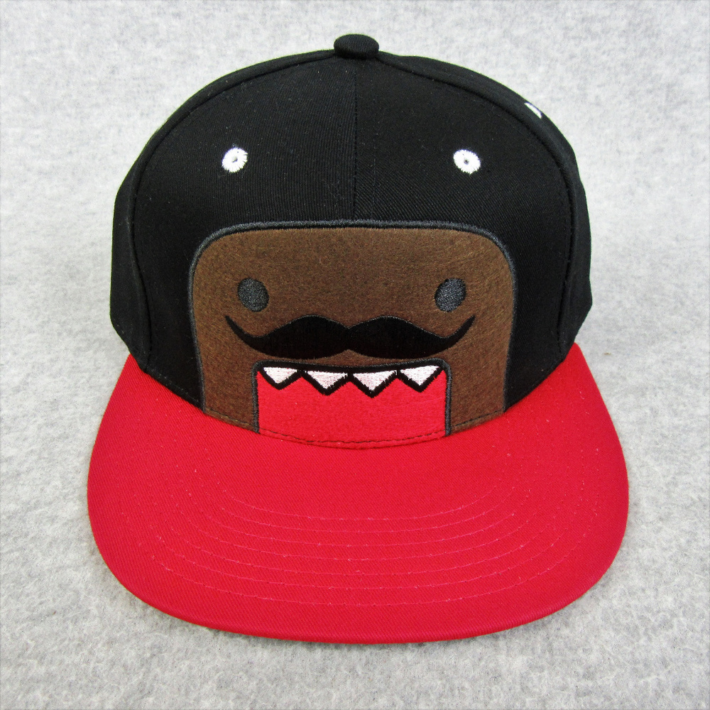 Domo Mustache Hat Baseball Cap Snap Back